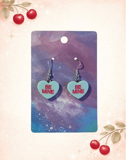 Be Mine Candy Heart Earrings