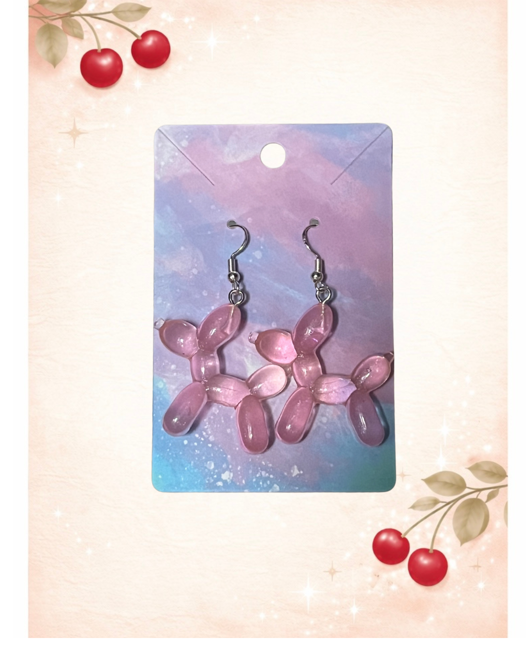 Ballon Animal Earrings