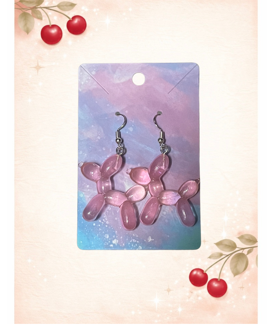 Ballon Animal Earrings