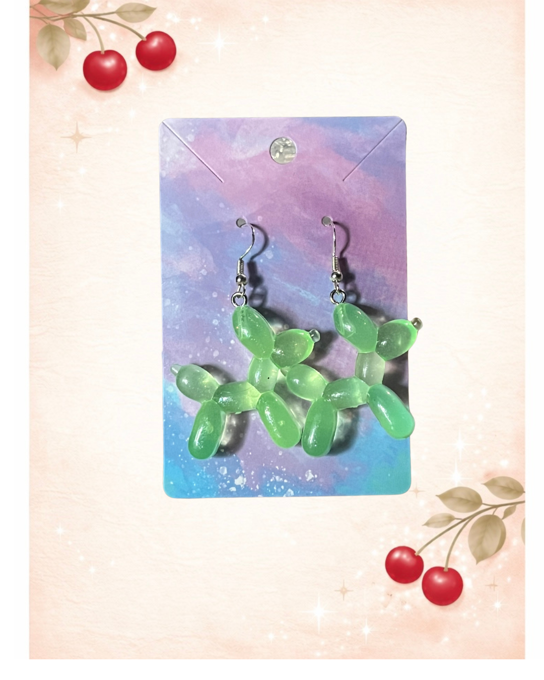 Ballon Animal Earrings